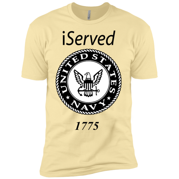 iSERVED NAVY Premium Short Sleeve T-Shirt