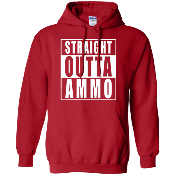 Straight Outta Ammo Pullover Hoodie 8 oz.