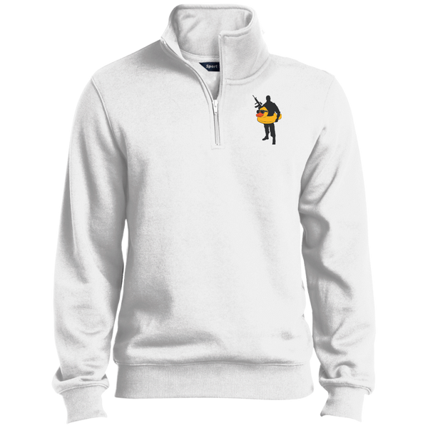 Wet Work Quarter-Zip Embroidered Sweatshirt